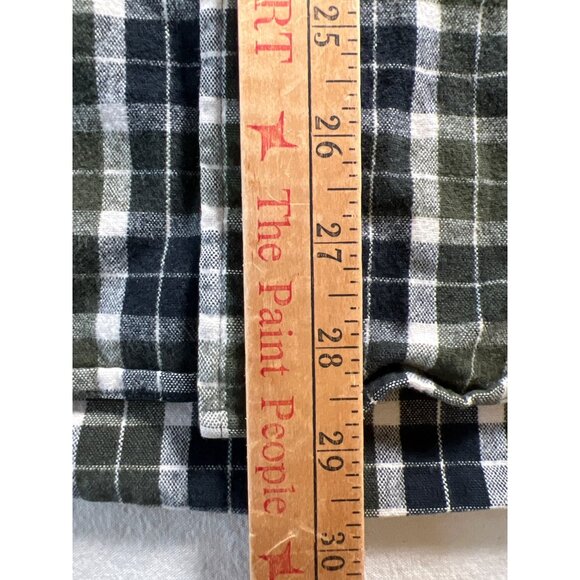 90s VTG Ralph Lauren Jeans Co Men Size M Plaid Flannel Shirt Button Down Collar - Picture 10 of 10